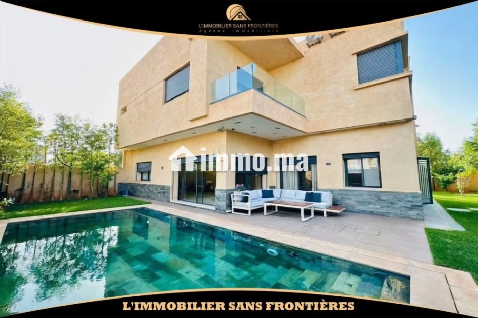 Villa Meublée à Louer avec Piscine Privée Golf Noria - Location Immobilier - Marrakech - photo 1