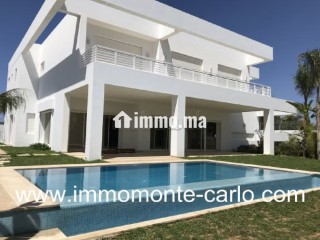 A louer Villa haut standing neuve avec piscine - Villa à louer - Rabat