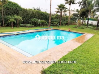 Villa neuve avec piscine à louer à Souissi RABAT - Villa à louer - Rabat