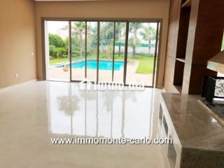 Villa neuve avec piscine à louer à Souissi RABAT - Villa à louer - Rabat