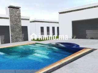 Une ferme de 15400m2 avec villa gros ouvres - Villa à vendre - El Mansouria