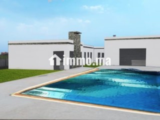 Une ferme de 15400m2 avec villa gros ouvres - Villa à vendre - El Mansouria