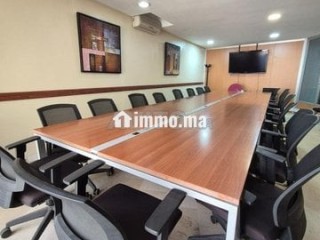 À louer Grand plateau de bureaux meublé et équipé - Bureau à louer - Rabat