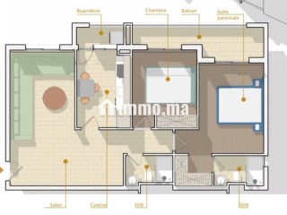 Appartement à Résidence EPIC - Appartement à vendre - Bouskoura
