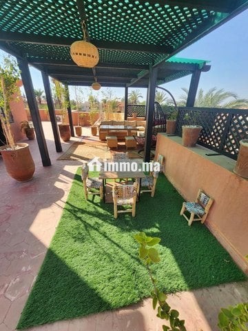 Villa avec piscine vendu meublé à Masmoudi Targa - Vente Immobilier - Marrakech - photo 8