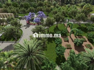 Circuit de la Palmeraie 1HA & permis de construire - Appartement à vendre - Marrakech