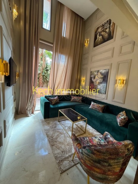 Joli duplex 1 chambre meublé Neuf piscine à vendre - Vente Immobilier - Marrakech - photo 1