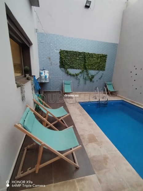 Location saisonnière à Dar Bouazza. 2 pièces confortables. Piscine, climatisation - Vente Immobilier - Dar Bouazza - photo 1