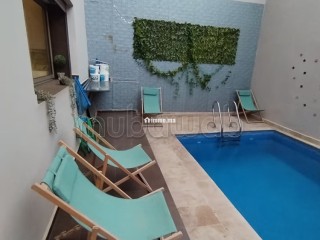 Location saisonnière à Dar Bouazza. 2 pièces confortables. Piscine, climatisation - Appartement à vendre - Dar Bouazza