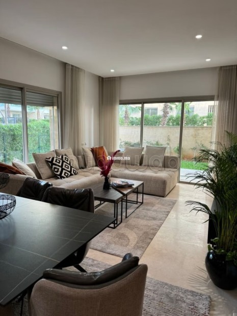 À Louer – Appartement 3 Chambres Meublé en Rez de Jardin – Résidence Fermée - Location Immobilier - Casablanca - photo 3