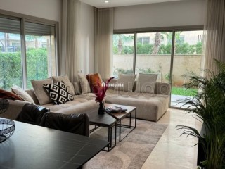 À Louer – Appartement 3 Chambres Meublé en Rez de Jardin – Résidence Fermée - Appartement à louer - Casablanca