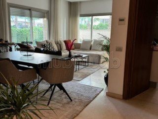 À Louer – Appartement 3 Chambres Meublé en Rez de Jardin – Résidence Fermée - Appartement à louer - Casablanca