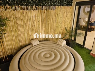 Location d'un appartement à Hivernage. Surface totale 100 m². Piscine, climatisation - Appartement à vendre - Marrakech