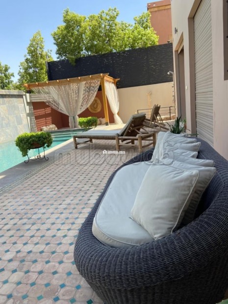 Villa de charme à loué à Targa 500m² avec piscine - Location Immobilier - Marrakech - photo 1