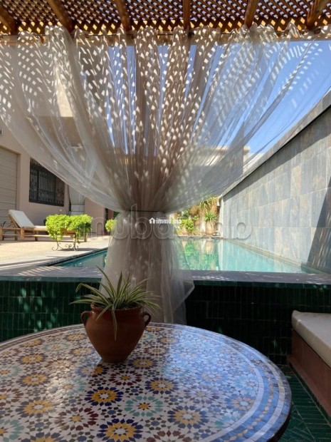 Villa de charme à loué à Targa 500m² avec piscine - Location Immobilier - Marrakech - photo 6