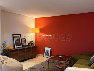 Location appartement meublé moderne avec terrasse a racine au dernier etage - Appartement à louer - Casablanca