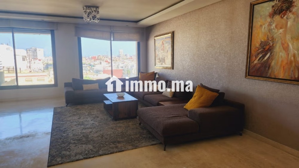 Superbe appartement vide avec terrasse louer – Gauthier - Location Immobilier - Casablanca - photo 2