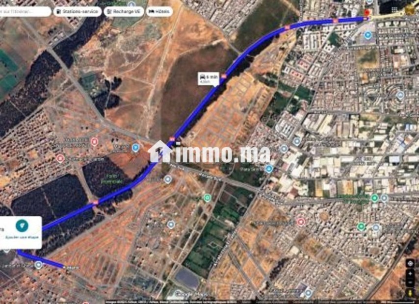 Lot terrain 301 M pour villa 3 min Nouveau Marjane - Vente Immobilier - Kenitra - photo 6