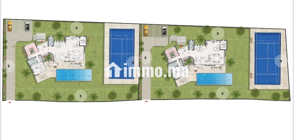Terrain avec projet de construction de 2 villas - Vente Immobilier - Marrakech - photo 4