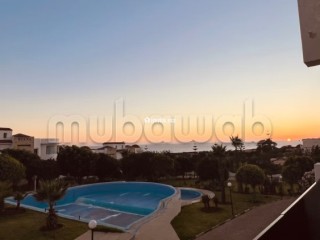 Appartement de vacances à louer à Achakar. 3 pièces confortables. Piscine et air conditionné - Appartement à vendre - Tanger