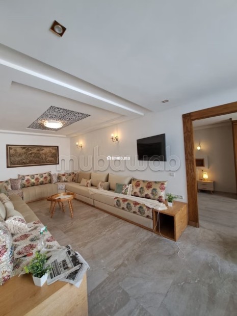 Location d'un appartement meublé à Wifak. Surface totale 85 m². Et ascenseur - Location Immobilier - Temara - photo 1