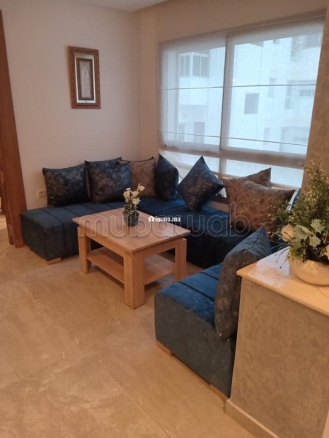 Location d'un appartement meublé à Wifak. Surface totale 85 m². Et ascenseur - Location Immobilier - Temara - photo 2