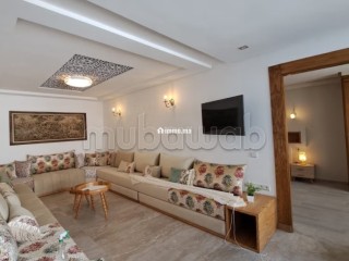 Location d'un appartement meublé à Wifak. Surface totale 85 m². Et ascenseur - Appartement à louer - Temara