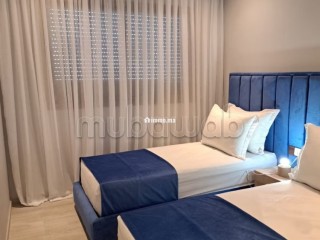 Location d'un appartement meublé à Wifak. Surface totale 85 m². Et ascenseur - Appartement à louer - Temara