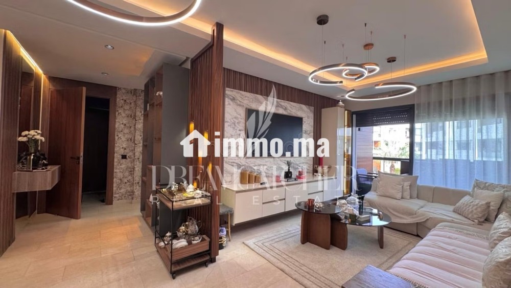 Très bel appartement en location à Ville Verte. 3 chambres. Bien meublé - Location Immobilier - Bouskoura - photo 1