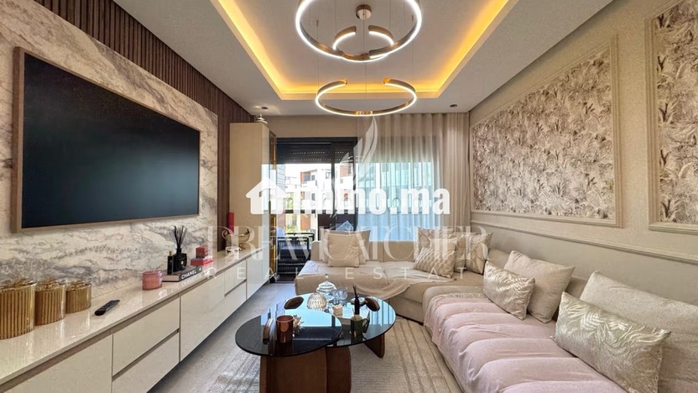 Très bel appartement en location à Ville Verte. 3 chambres. Bien meublé - Location Immobilier - Bouskoura - photo 3