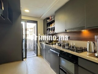 Très bel appartement en location à Ville Verte. 3 chambres. Bien meublé - Appartement à louer - Bouskoura