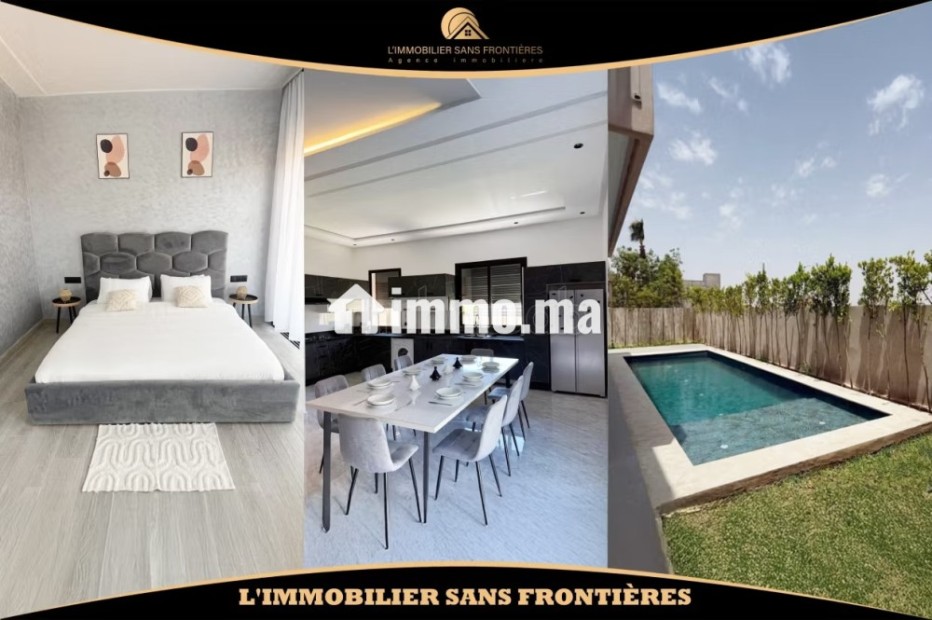 Villa meublée de 400 m² avec VNA et piscine privée à Vendre – Route de Fes km 9 - Vente Immobilier - Marrakech - photo 1