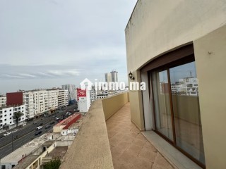 Superbe appart vue panoramique en dernier étage - Appartement à louer - Casablanca