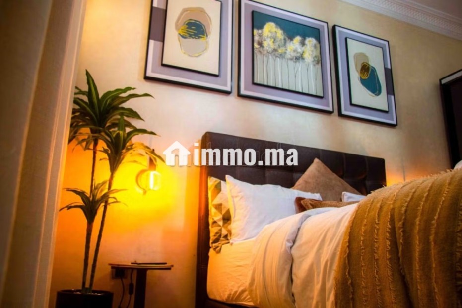 Location d'un appartement à Agdal. Surface totale 85 m². Bien meublé - Location Immobilier - Rabat - photo 5