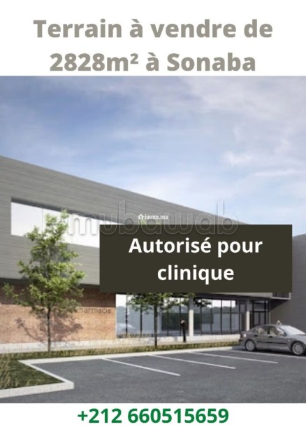 Terrain à vendre de 2828m² à Sonaba autorisé pour clinique - Vente Immobilier - Agadir - photo 1