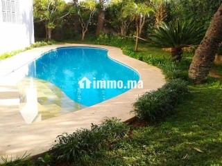 Location villa meublée avec piscine Hay Riad - Villa à louer - Rabat