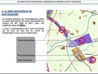 Terrain Zone industrielle - Terrain à vendre - Safi