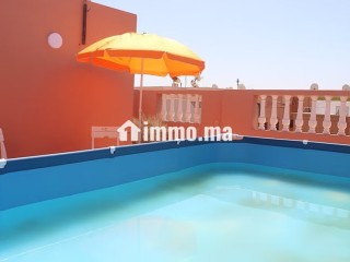 Etage de villa semi meublé avec piscine - Villa à louer - Marrakech