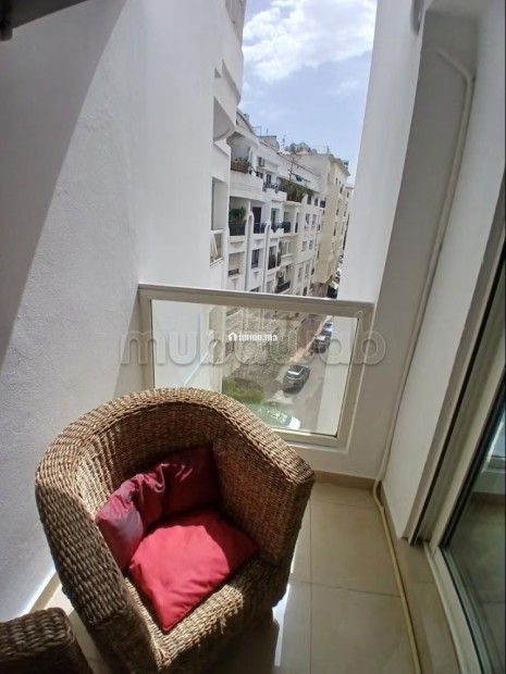 Racine Massira Très beau salon 1ch meublé 75m2 balcon haut standing - Location Immobilier - Casablanca - photo 1
