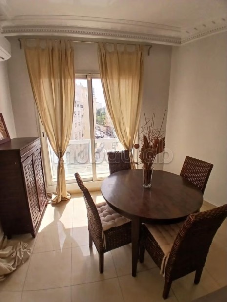 Racine Massira Très beau salon 1ch meublé 75m2 balcon haut standing - Location Immobilier - Casablanca - photo 3