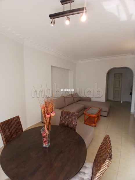 Racine Massira Très beau salon 1ch meublé 75m2 balcon haut standing - Location Immobilier - Casablanca - photo 8