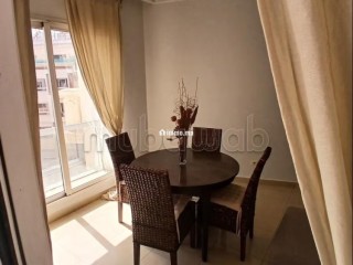 Racine Massira Très beau salon 1ch meublé 75m2 balcon haut standing - Appartement à louer - Casablanca