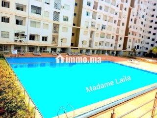 Majestueux appart meublé avec wi fi et piscine - Appartement à vendre - Agadir