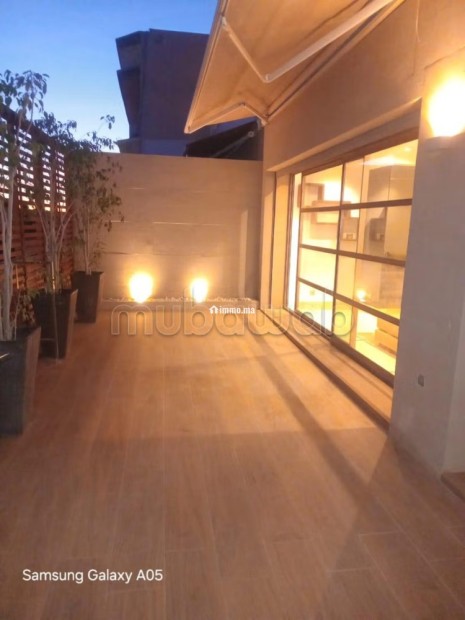 Appartement terrasse à la location au triangle d'o - Location Immobilier - Casablanca - photo 1