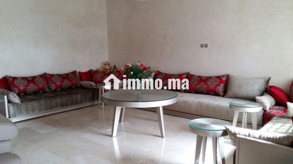 Location villa meuble de luxe à Ville Verte. 3 chambres agréables. Cheminée, piscine - Location Immobilier - Bouskoura - photo 3
