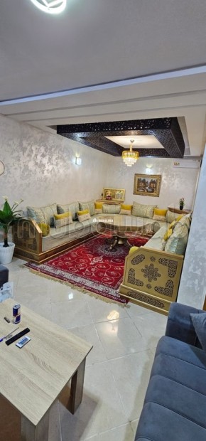 Location d'un appartement à La Ville Haute. Surface de 80 m². Antenne parabolique, résidence sécurisée - Vente Immobilier - Kenitra - photo 8