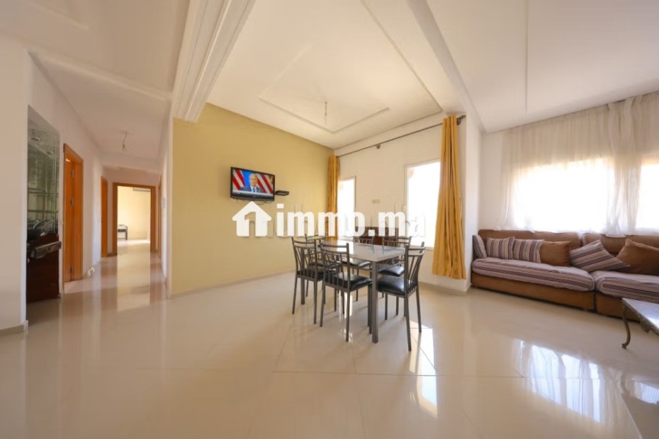 Appartement à louer en Centre. 3 chambres. Cheminée et concierge - Vente Immobilier - Fes - photo 4