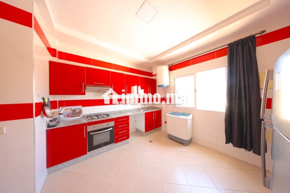 Appartement à louer en Centre. 3 chambres. Cheminée et concierge - Vente Immobilier - Fes - photo 7