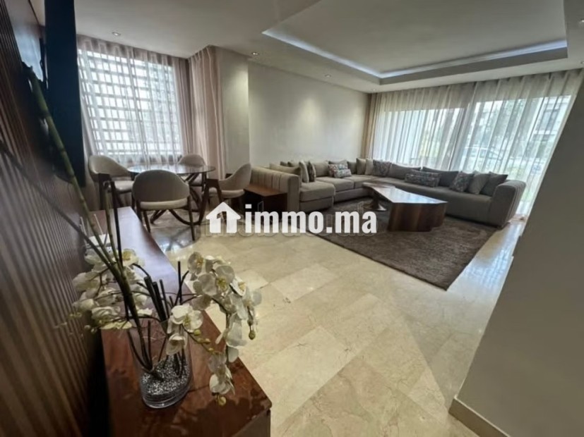 Rez de Jardin à louer meublé - Location Immobilier - Bouskoura - photo 1
