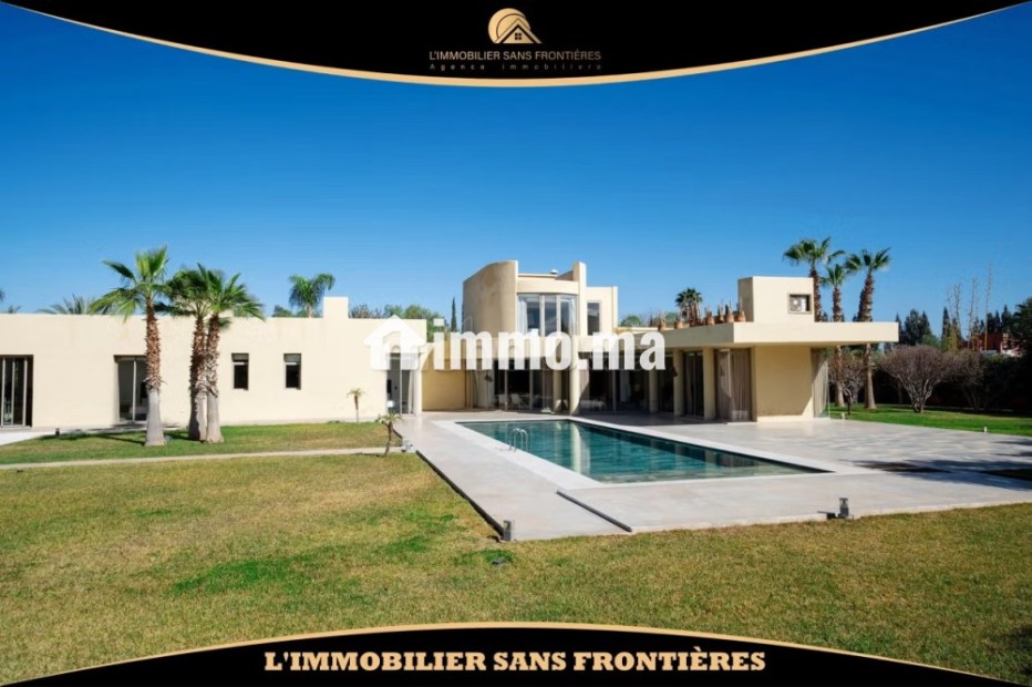 Somptueuse Villa VNA Meublée à Vendre – Route de L'Ourika Km - Vente Immobilier - Marrakech - photo 1
